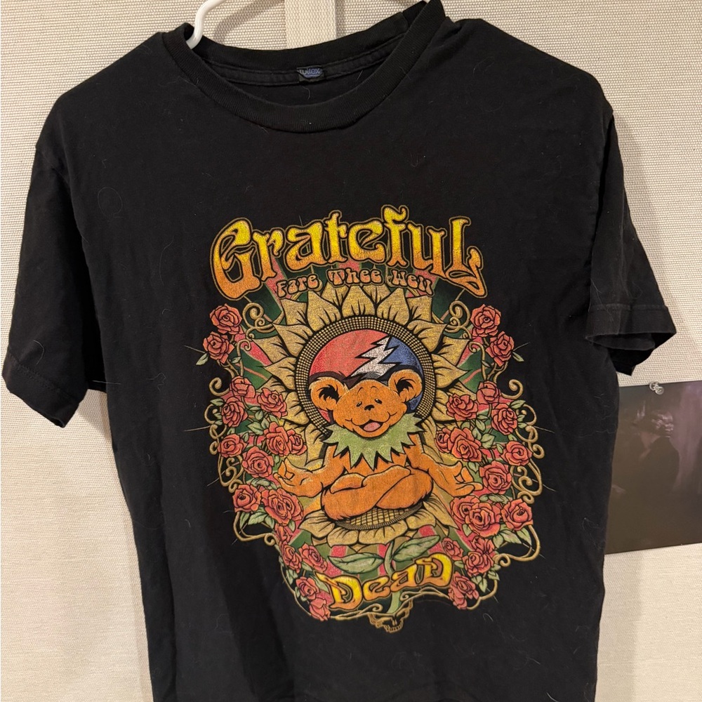 Grateful Dead Black Cotton T-Shirt